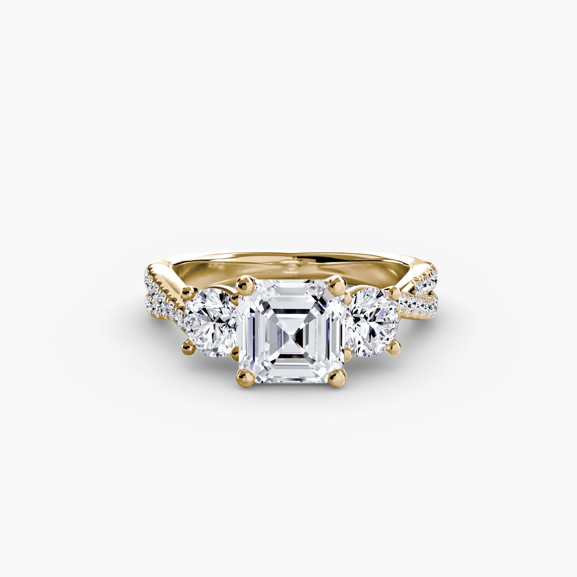 Setting Gold with Diamond – alternate view