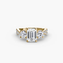Diamond Setting 0.77-ct Gold – top view
