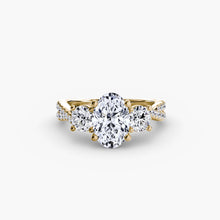 Earth-Mined Diamond Setting – angle view