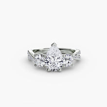 Setting Gold with Diamond – profile view