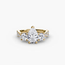 Earth-Mined Diamond Setting – profile view