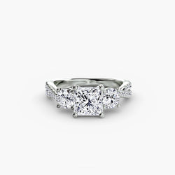 Diamond Pavé Setting 0.77 ct in Gold