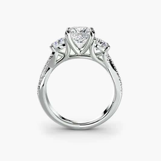 Custom Setting 0.77 ct – front view
