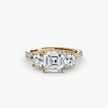 Luxury Fine Diamond Setting 0.77 ct – close-up