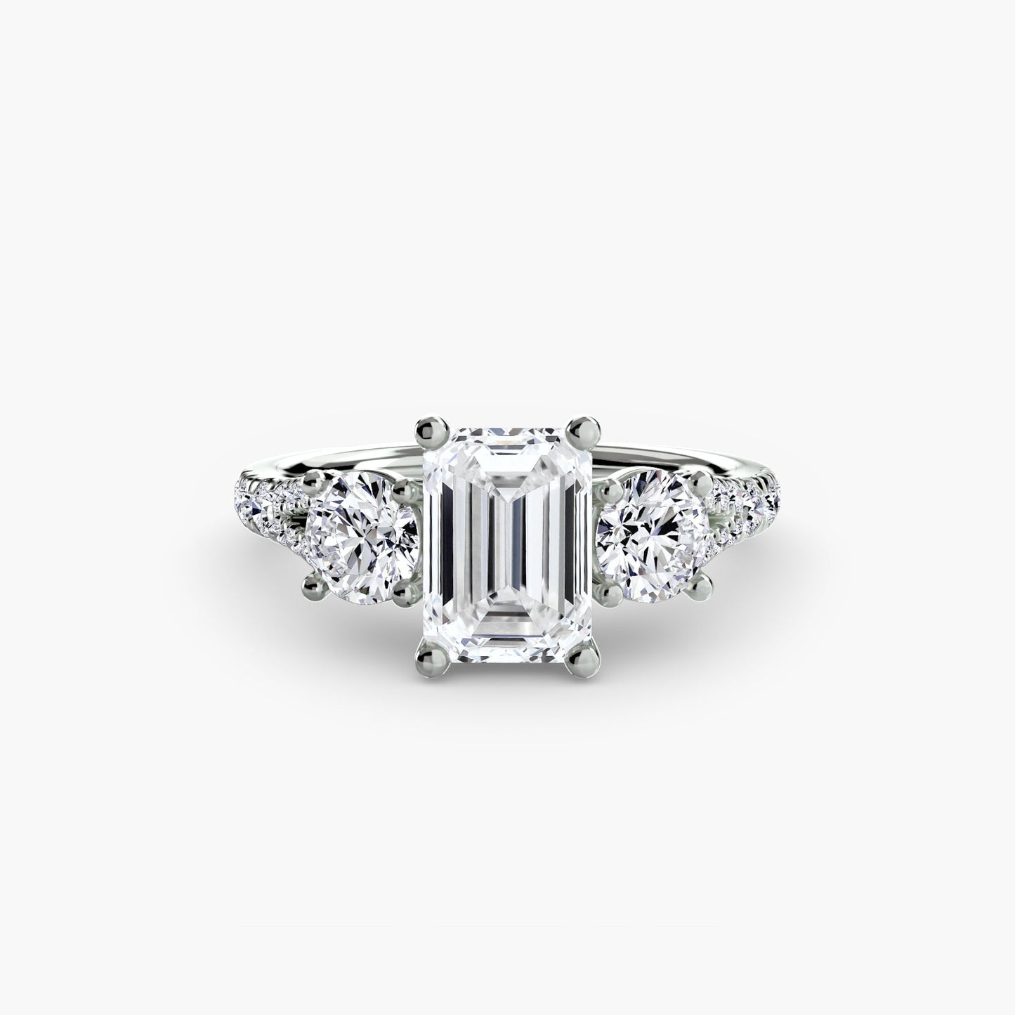 Setting Gold with Fine Diamond – back view