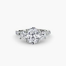 Luxury Fine Diamond Setting 0.77 ct – profile view