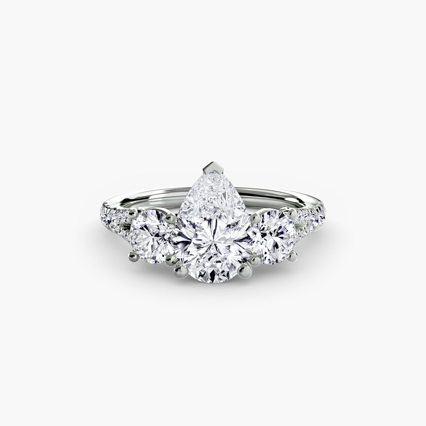 Setting Gold with Fine Diamond – top view