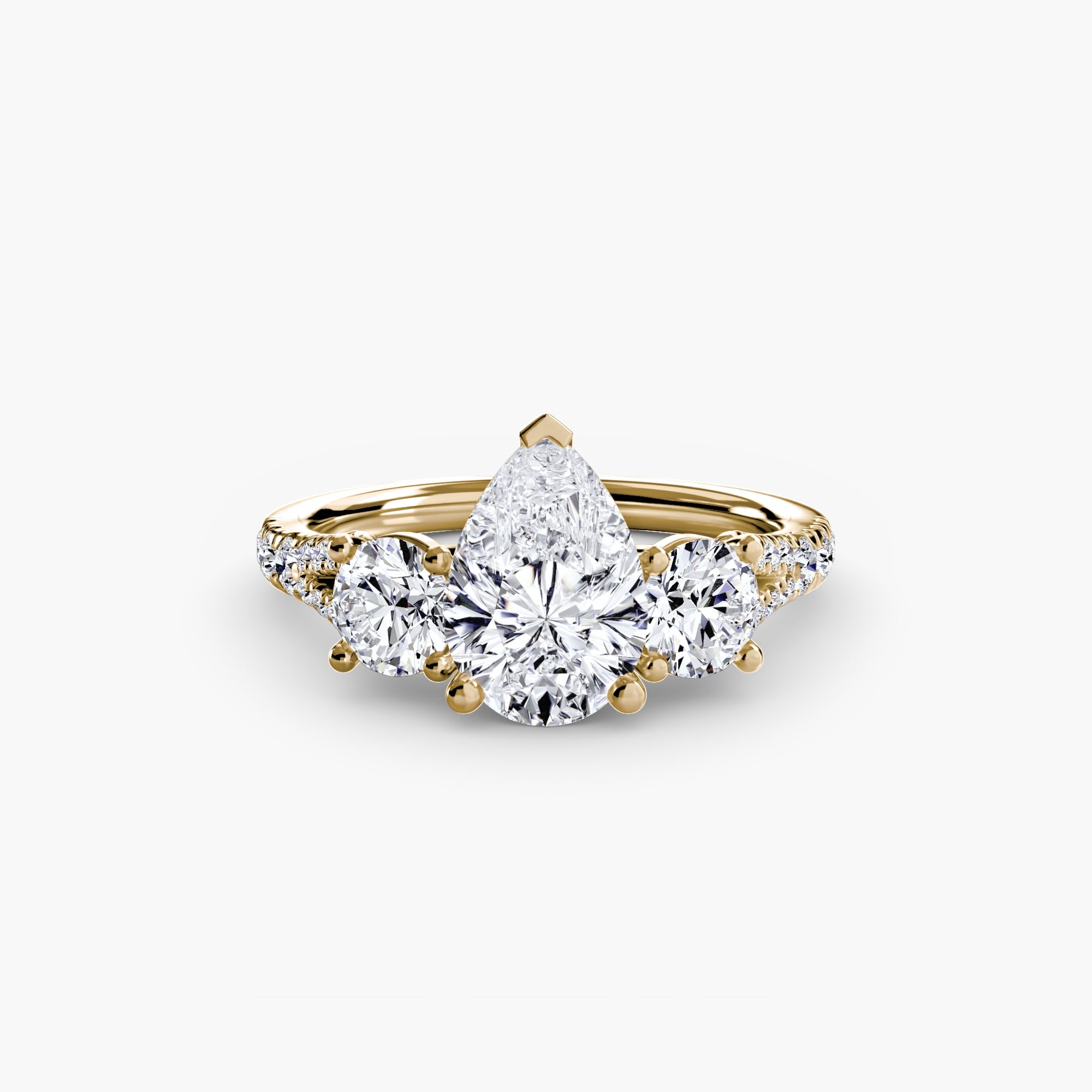 Luxury Setting 0.77 ct – top view