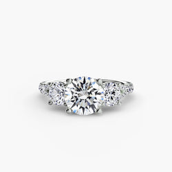 Pavé Fine Diamond Setting 0.77 ct – Gold