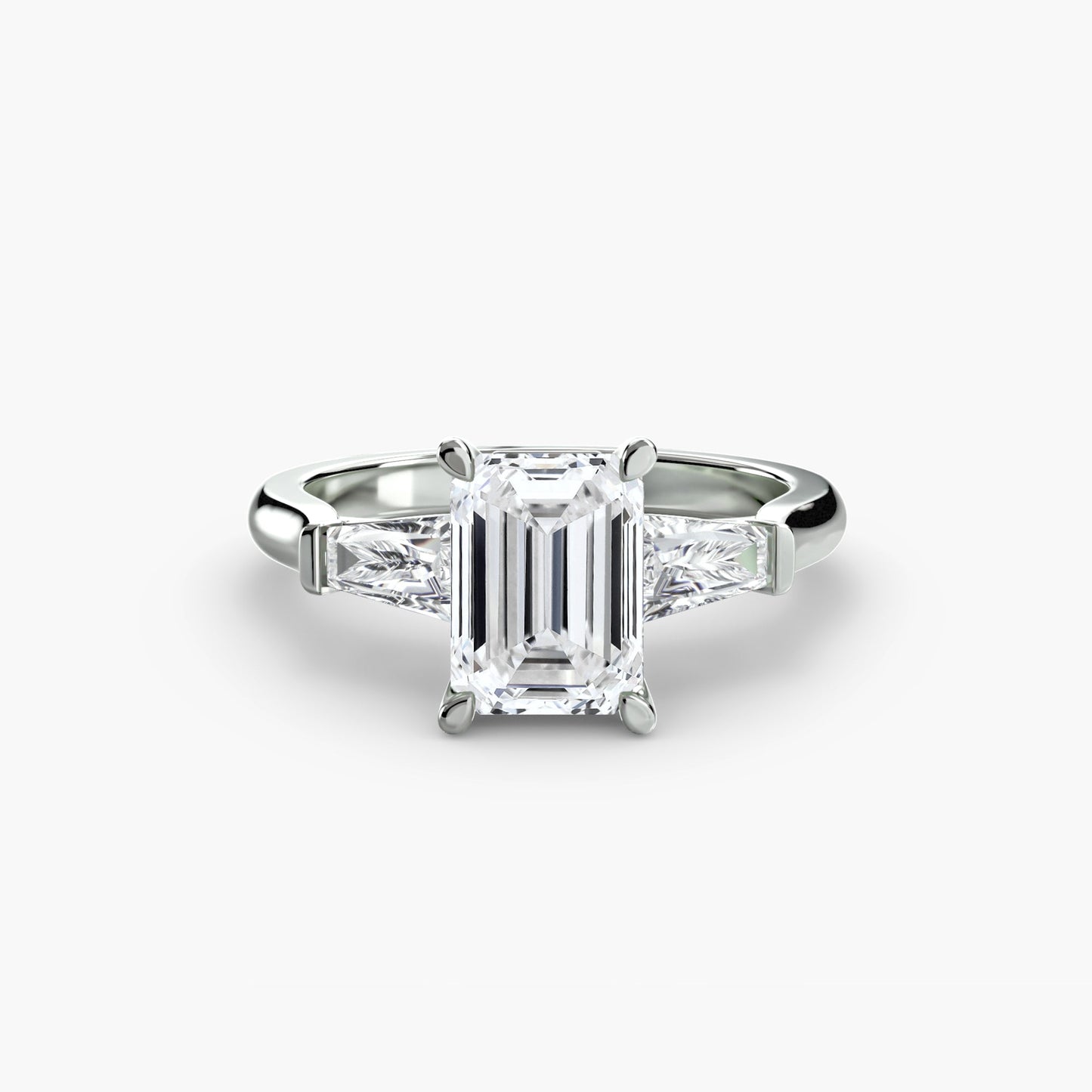 Earth-Mined Fine Diamond Setting 0.70 ct Gold – back view