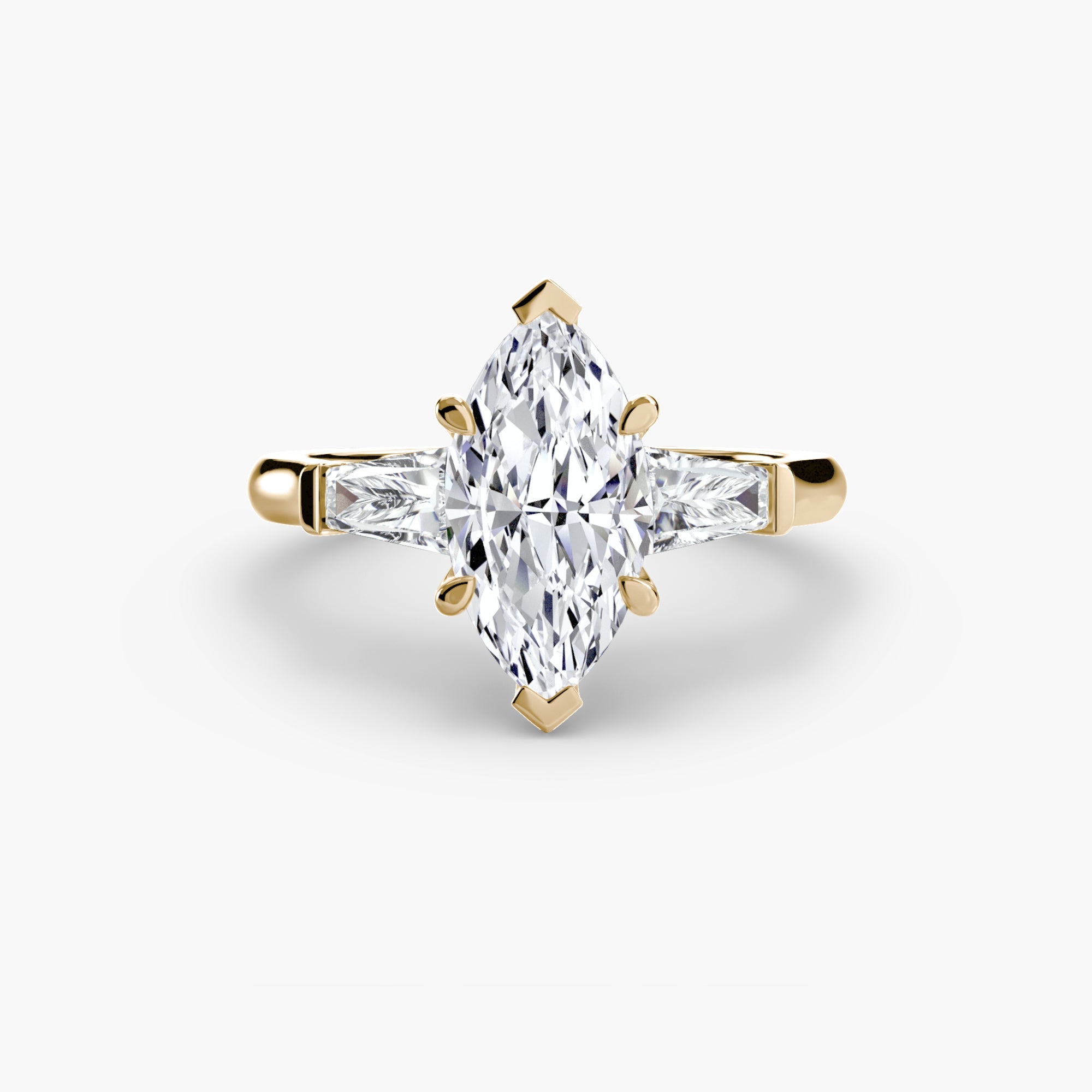 Earth-Mined Fine Diamond Setting – alternate view