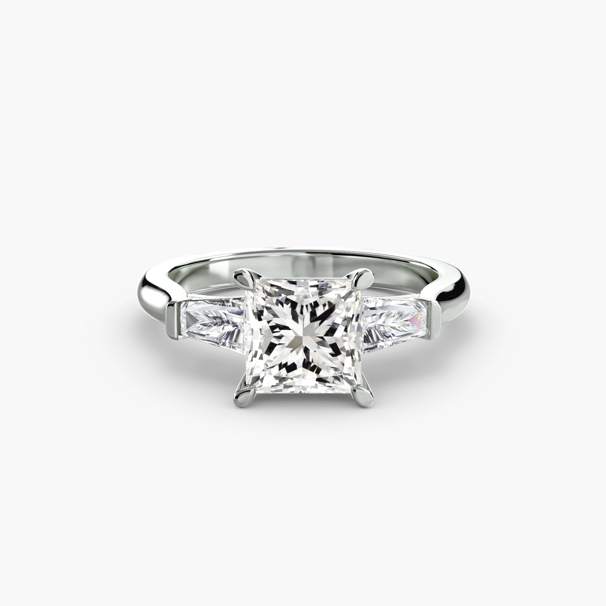 Designer Fine Diamond Setting 0.70 ct – side view