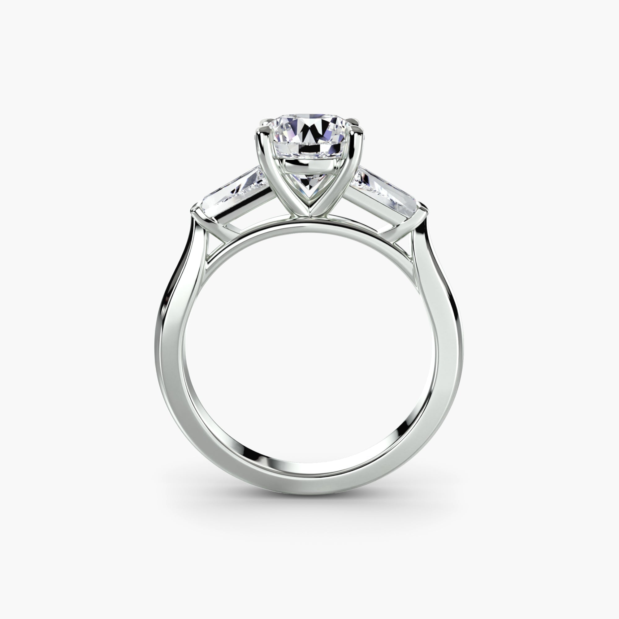 Setting Gold with Fine Diamond – front view