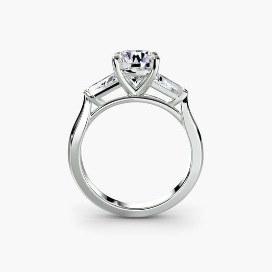 Setting Gold with Fine Diamond – front view
