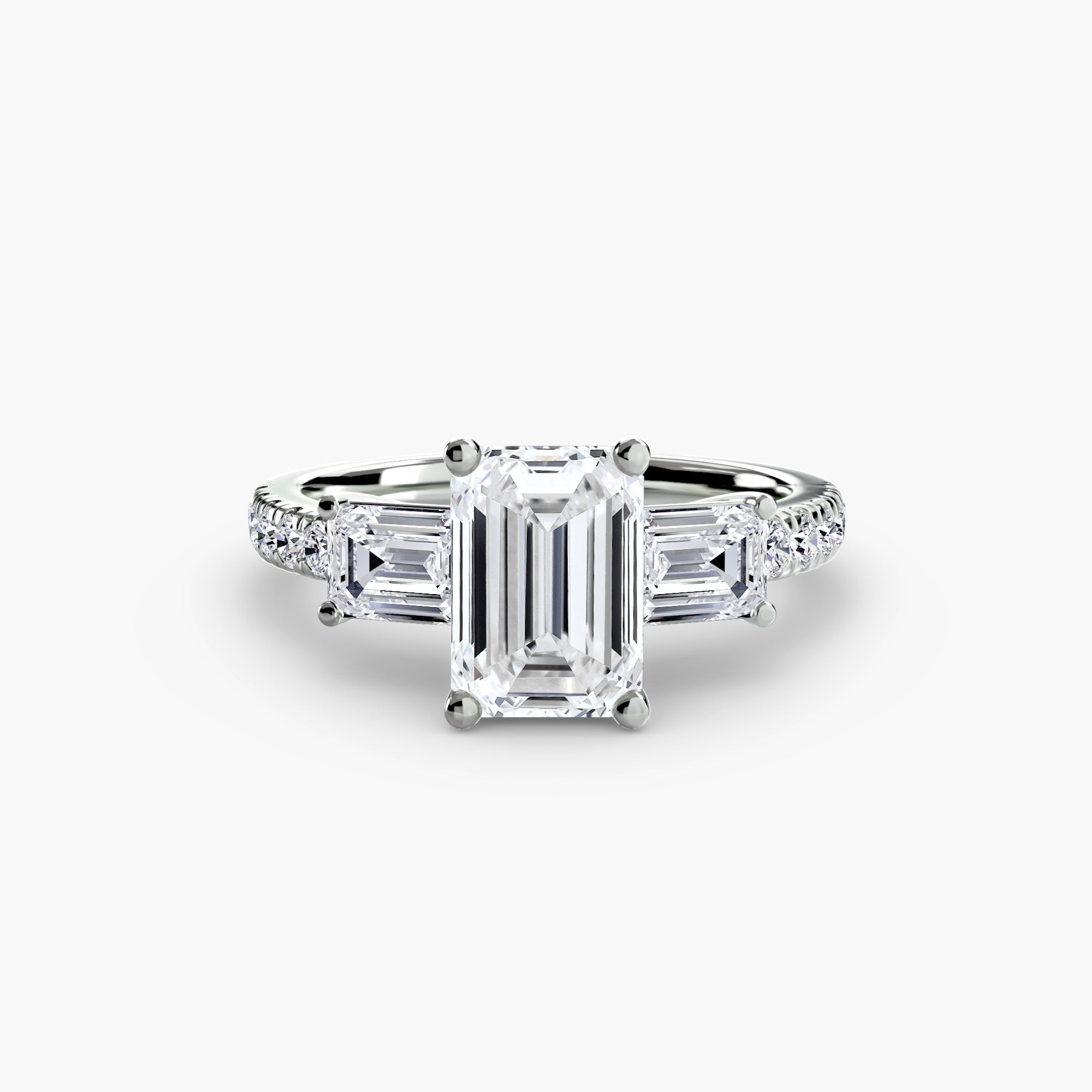 Setting Gold with Brilliant Diamond – back view