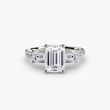 Setting Gold with Brilliant Diamond – back view