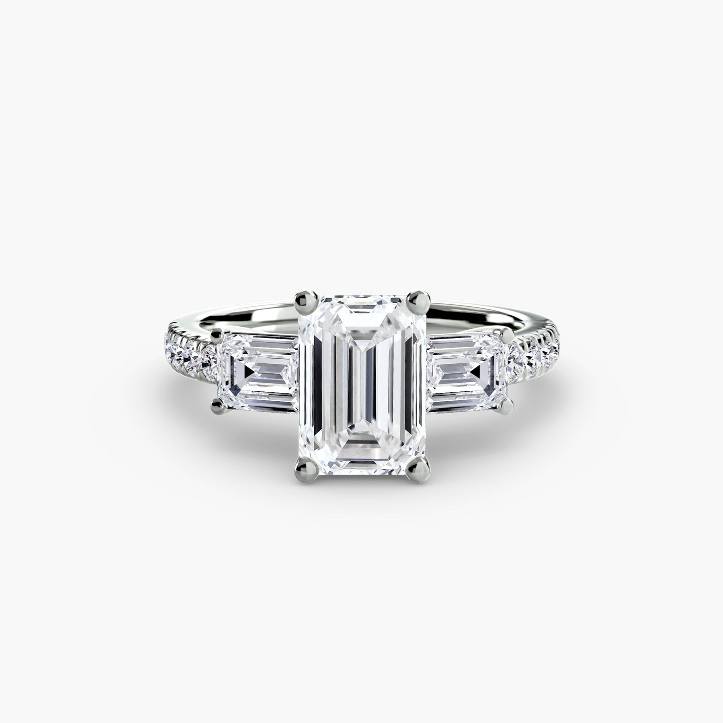Setting Gold with Brilliant Diamond – back view