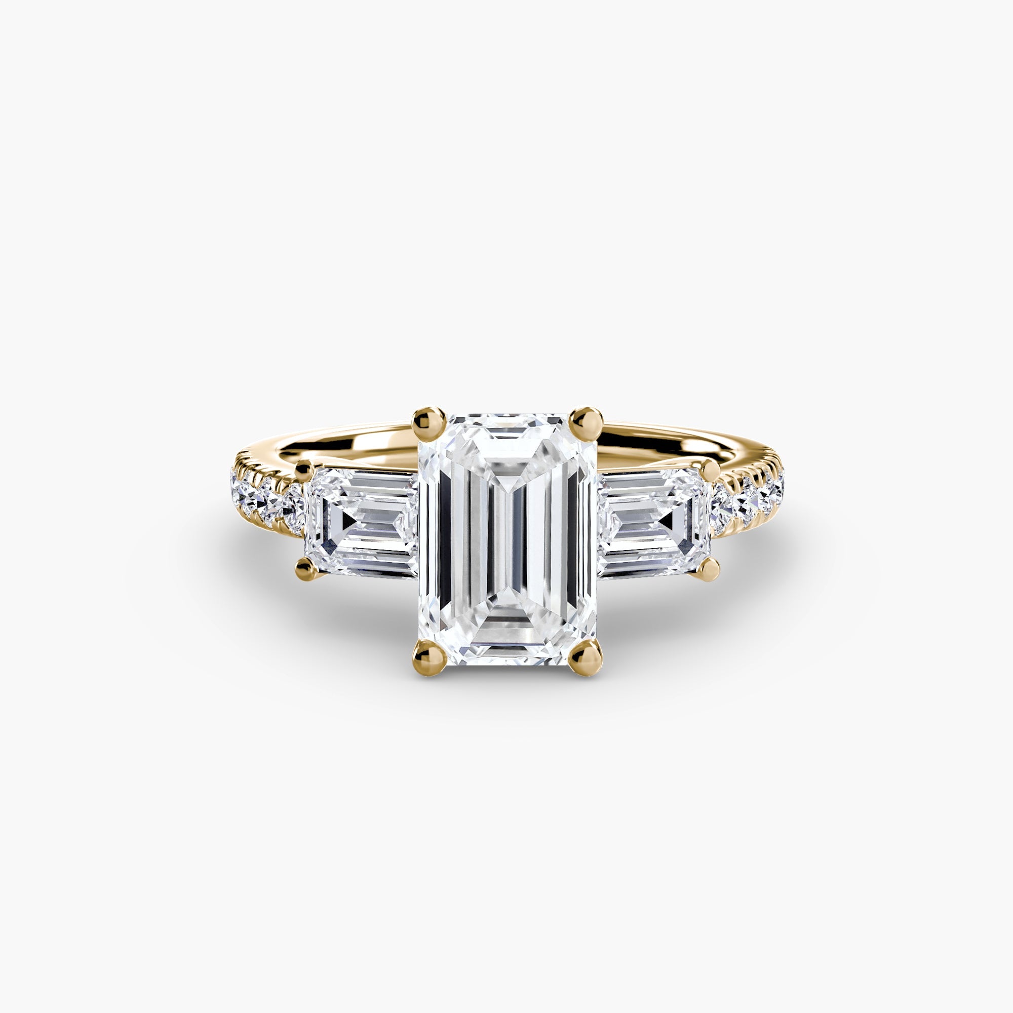 Brilliant Brilliant Diamond Setting 0.89 ct – top view