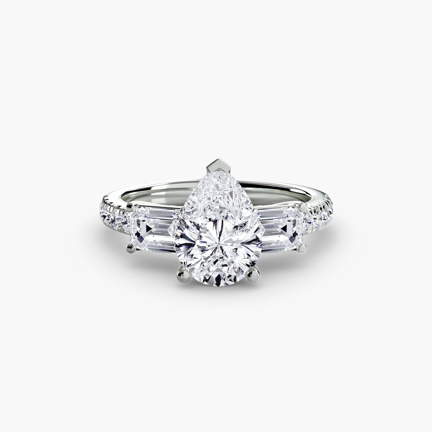 Brilliant Diamond Setting 0.89-ct Gold – top view