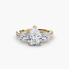 Genuine Brilliant Diamond Setting – profile view