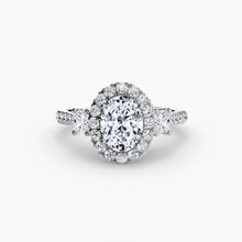 Round Brilliant Brilliant Diamond ring in Gold – profile view