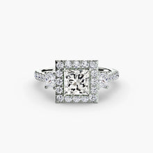 Brilliant Diamond Round Brilliant Setting in Gold – side view