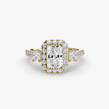 Brilliant Diamond Round Brilliant Setting in Gold – alternate view