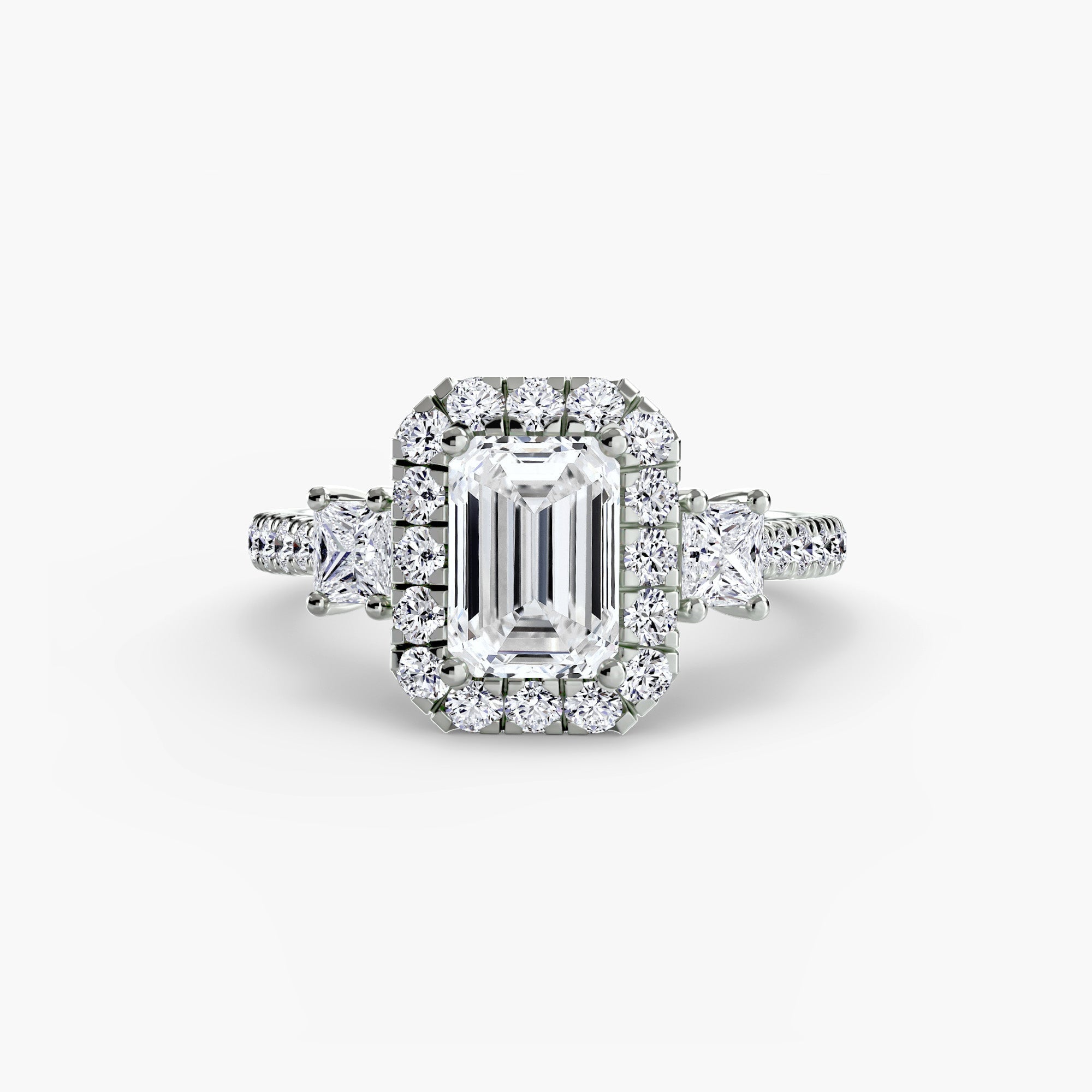 Setting Gold with Brilliant Diamond – back view