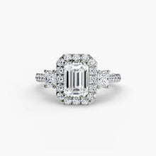 Setting Gold with Brilliant Diamond – back view