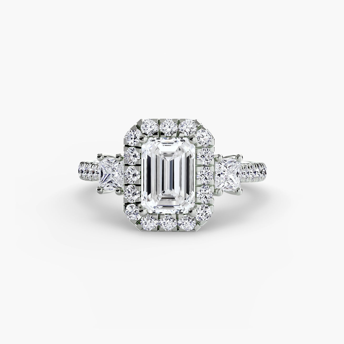 Setting Gold with Brilliant Diamond – back view