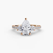 Brilliant Diamond Setting 0.40-ct Gold – angle view