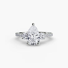 Brilliant Diamond Setting 0.40-ct Gold – profile view