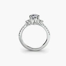 Luxury Brilliant Diamond Setting 0.40 ct – front view