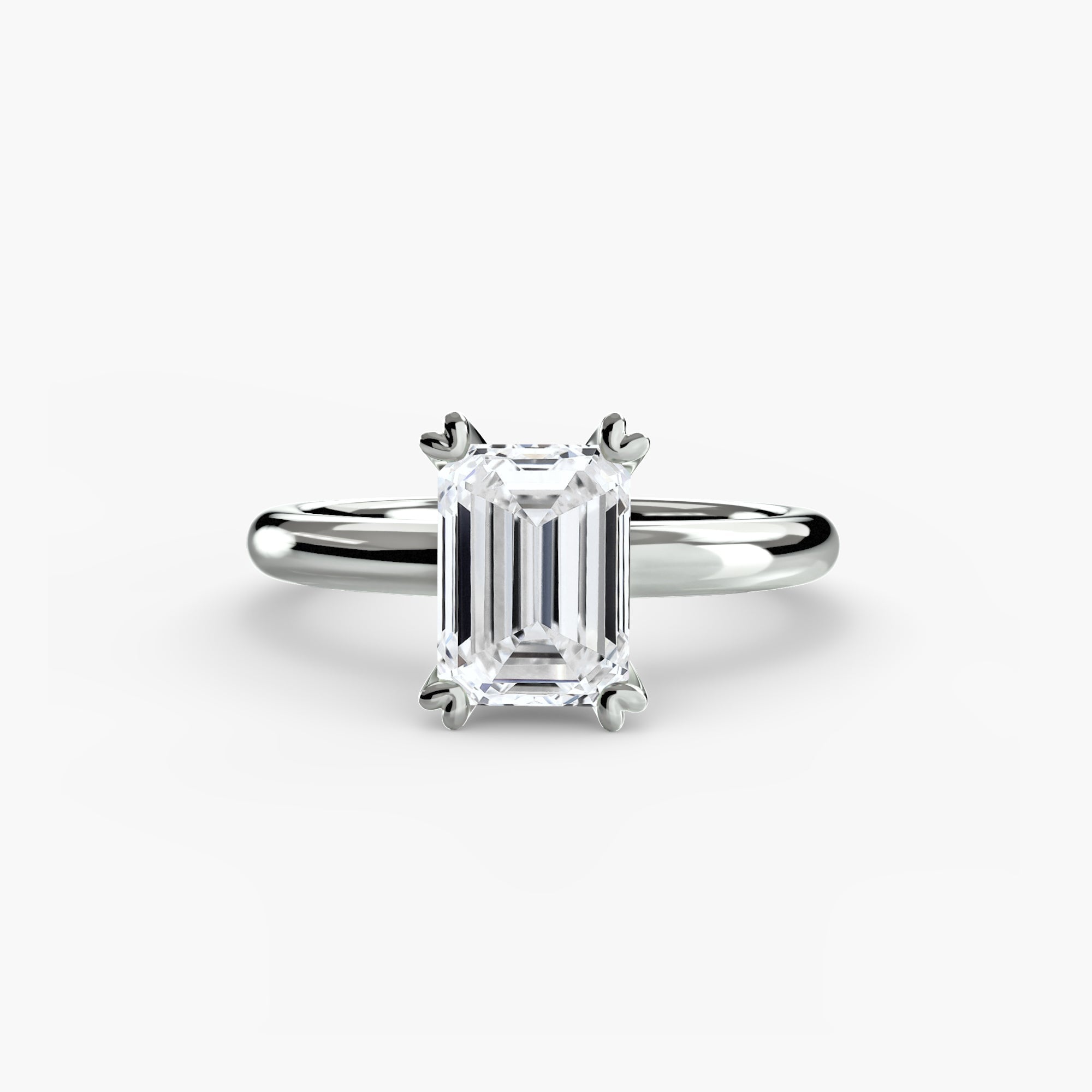 Exquisite Fine Diamond Setting ct – back view