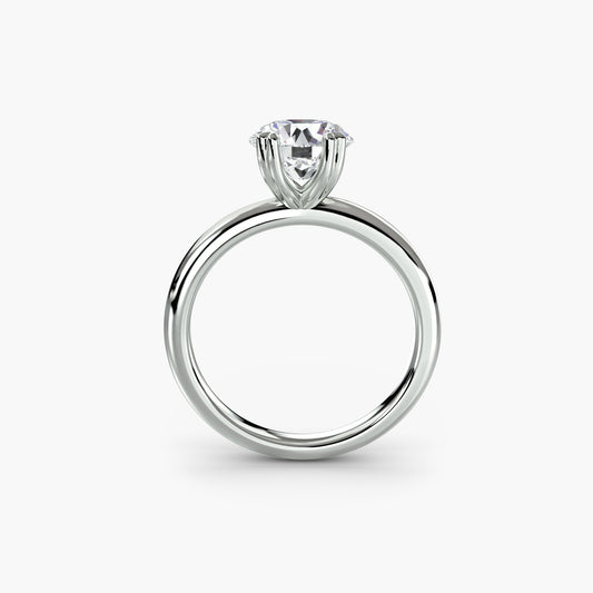Fine Diamond Setting -ct Gold – front view