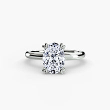 Authentic Fine Diamond Setting – profile view