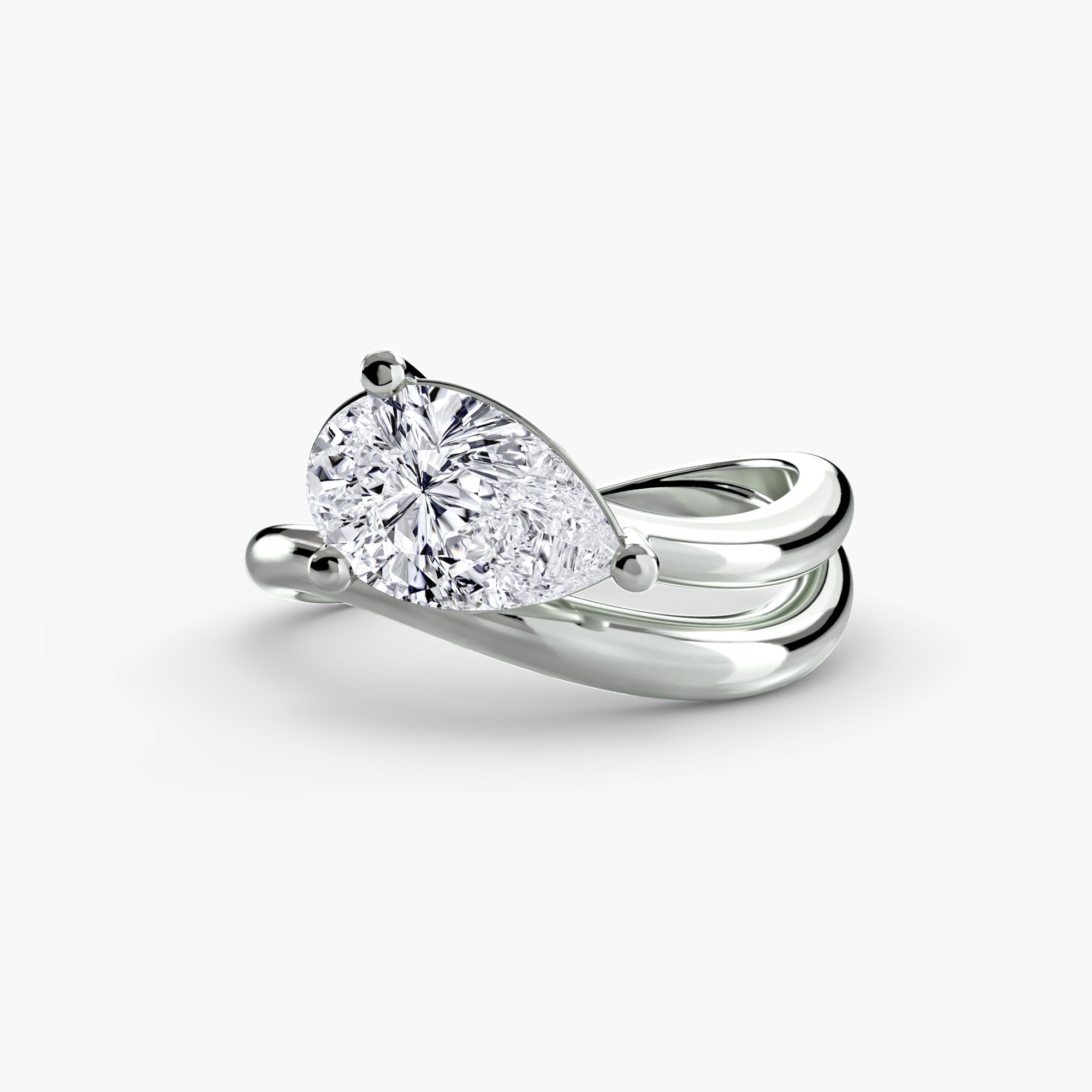 Brilliant Diamond ring in Gold – main view