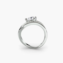 Brilliant Diamond Setting in Gold – front view