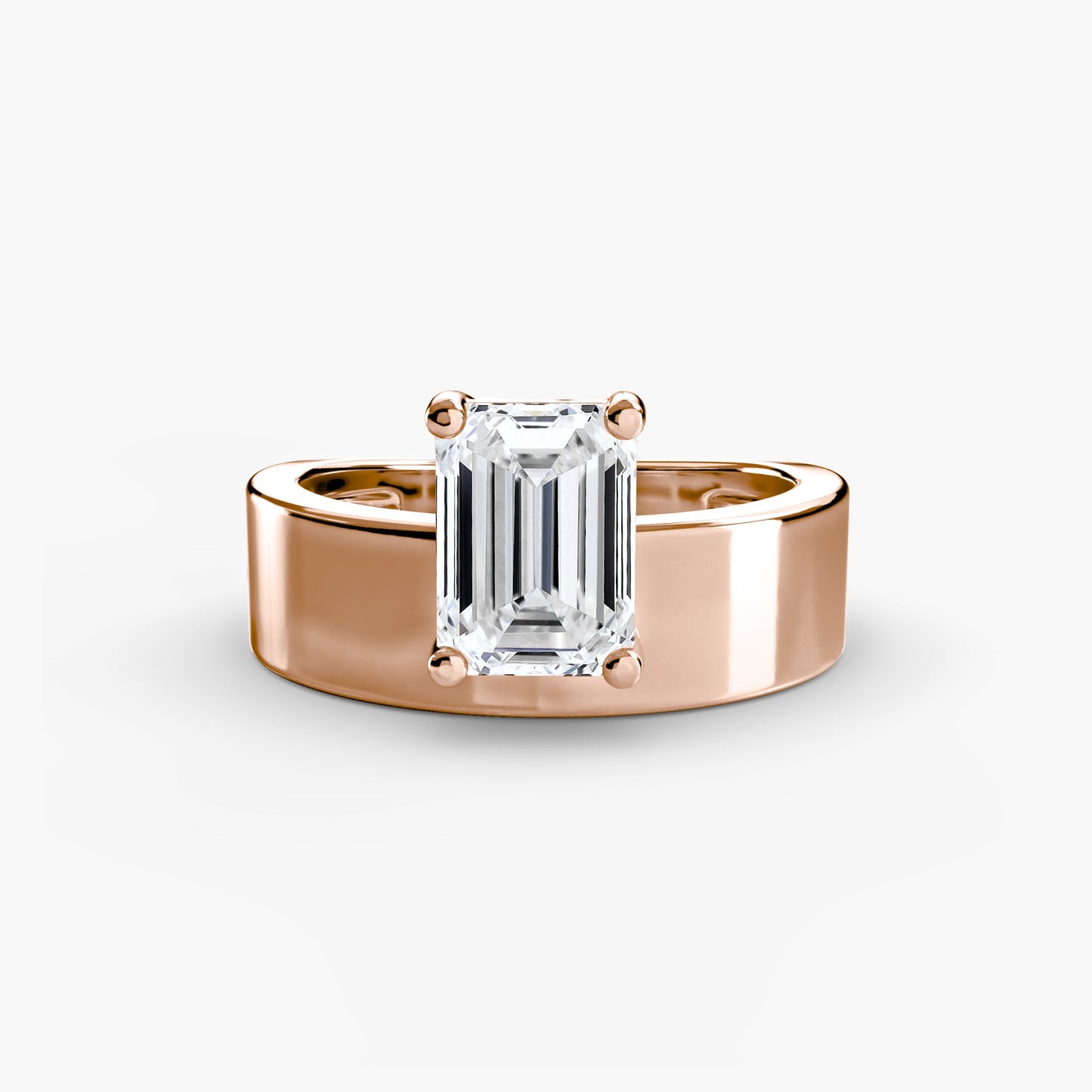 Real Precious Stone Setting ct Gold – angle view