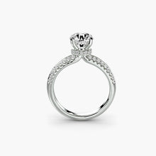 Gemstone Setting -ct Gold – front view