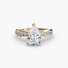 Setting Gold with Gemstone – top view