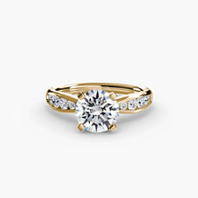 Gemstone Setting -ct Gold – front view
