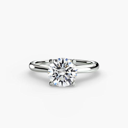 Radiant Fine Diamond Setting ct – main view