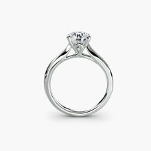 Radiant Fine Diamond Setting ct – front view
