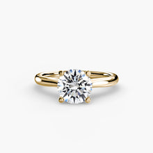 Fine Diamond Setting -ct Gold – side view