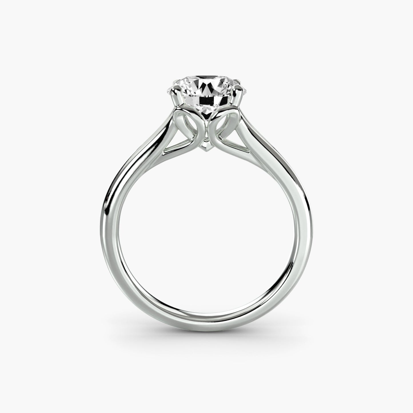 Brilliant Diamond ring in Gold – front view