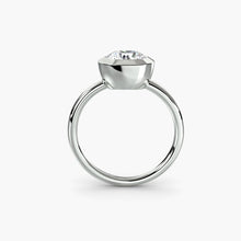 Gemstone Setting in Gold – front view