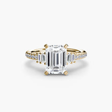 Setting Gold with Gemstone – back view