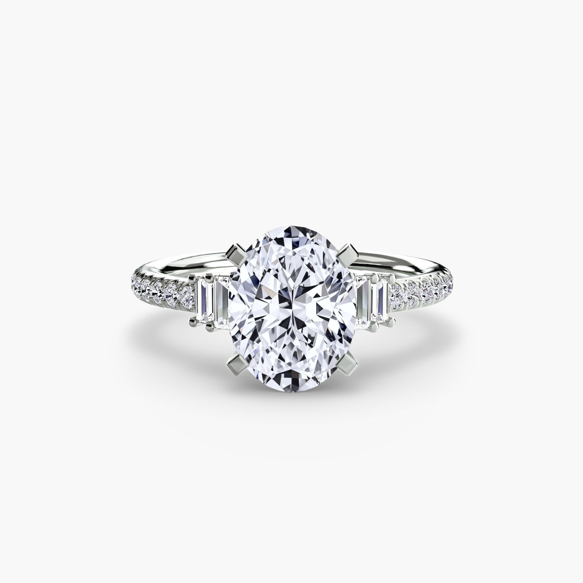 Setting Gold with Gemstone – profile view
