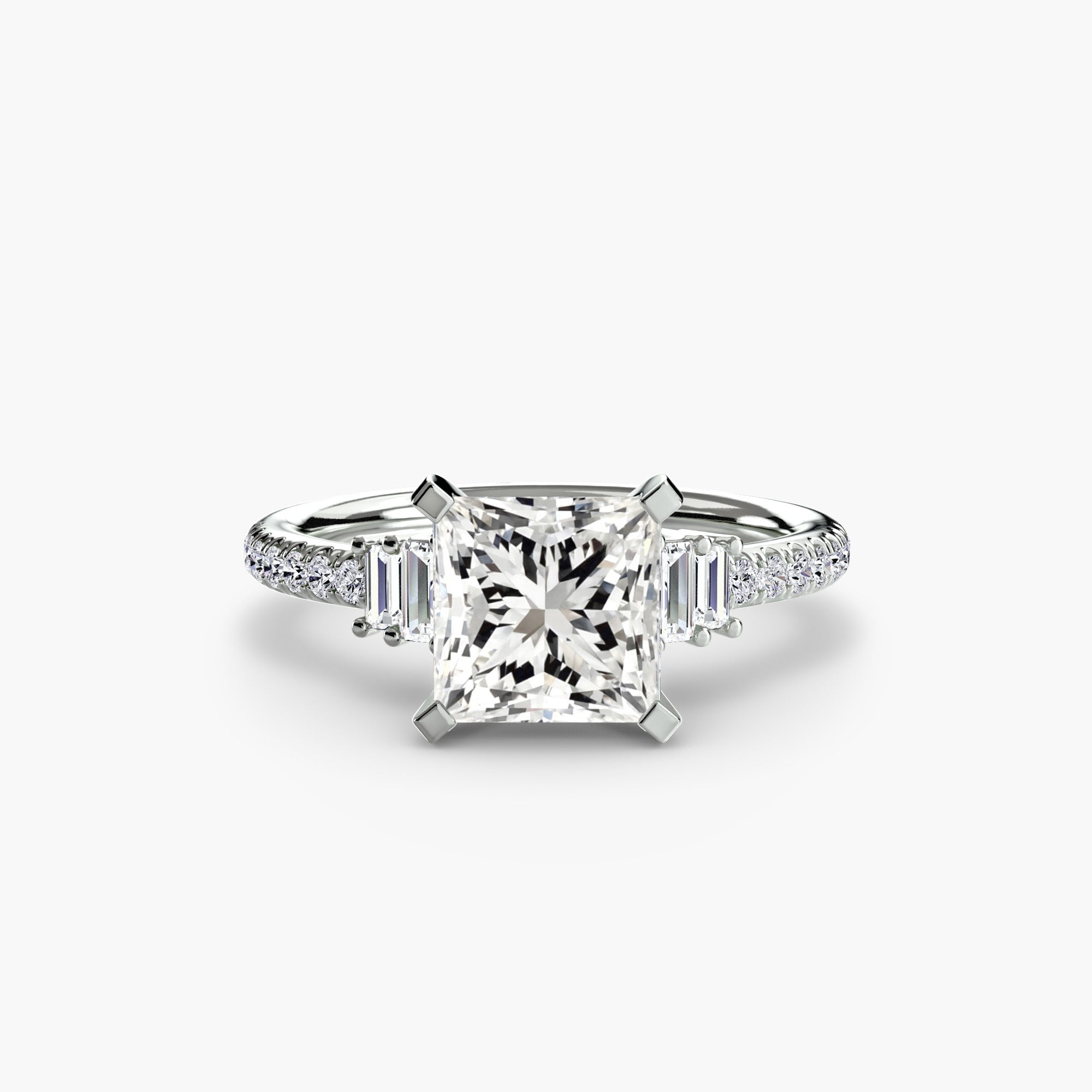 Dazzling Gemstone Setting ct – side view